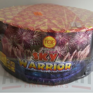 Kembang Api Cake TOP Sky Warrior 138s 1,2" [Mix Fan]